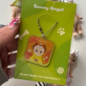 Sonny Angel Dachshund Dog Time Series Acrylic Key Ring Key Chain Never Opened